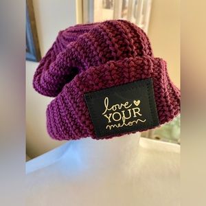 Love Your Melon Maroon Beanie